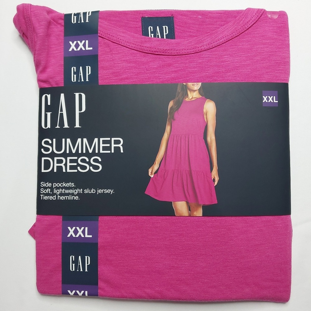 Gap‎ Summer Dress Very Berry Dress Size XXL